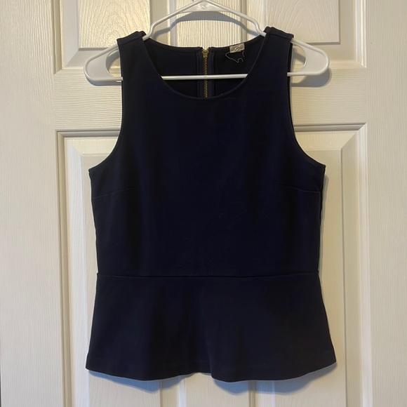 J. Crew Tops - J Crew Navy Blue Tank Top